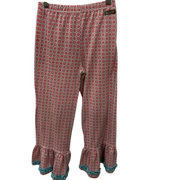 Matilda Jane Girls’ Ruffle Pants Pink Floral Size 8 Spring 2016 Happy & Free - Picture 3 of 7